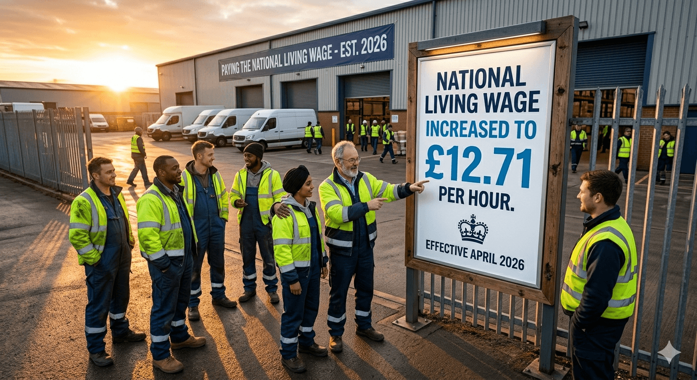 National Living Wage Increased to £12.71 Per Hour